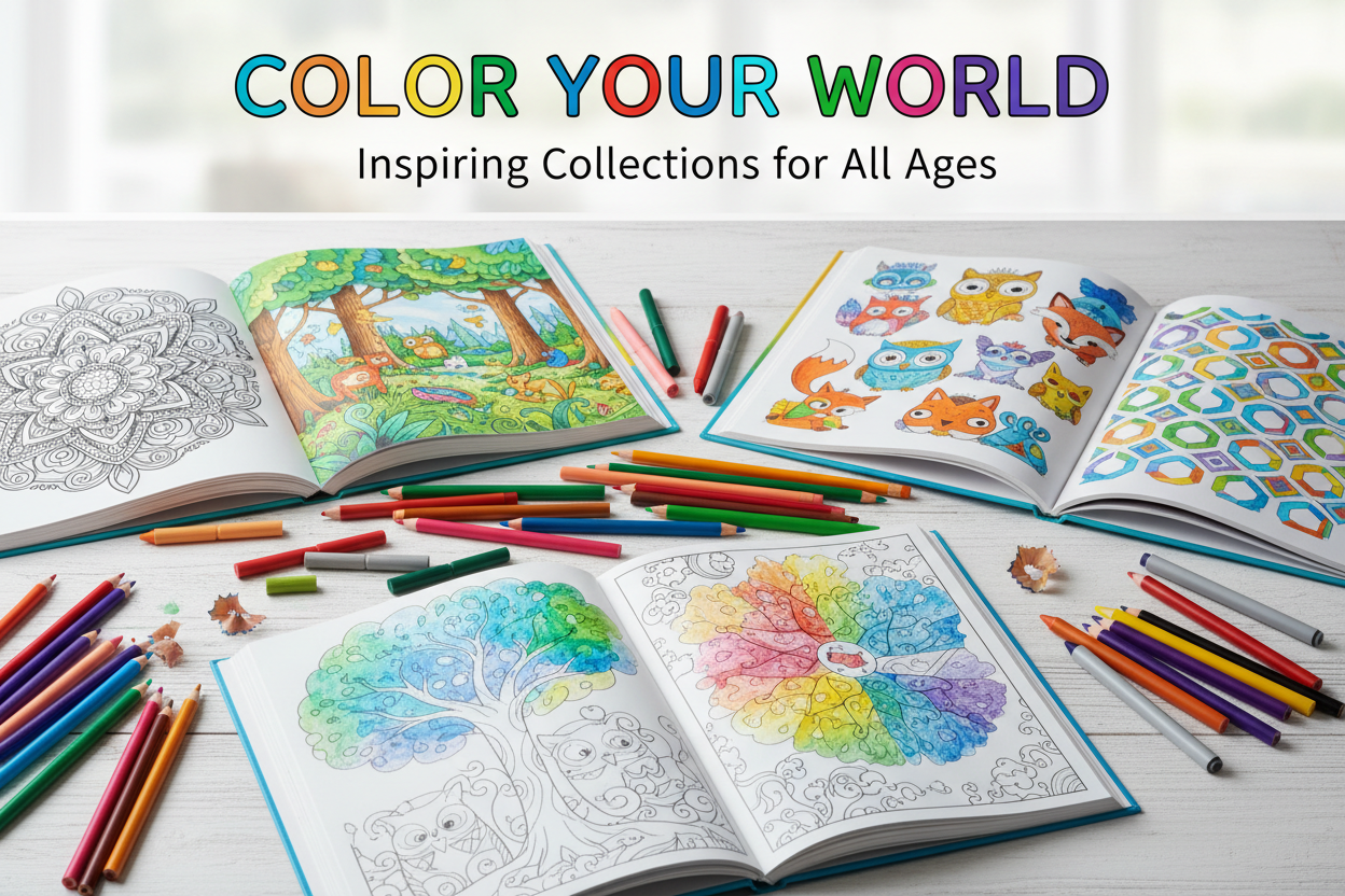 Colouring Books – Creativity for All Ages