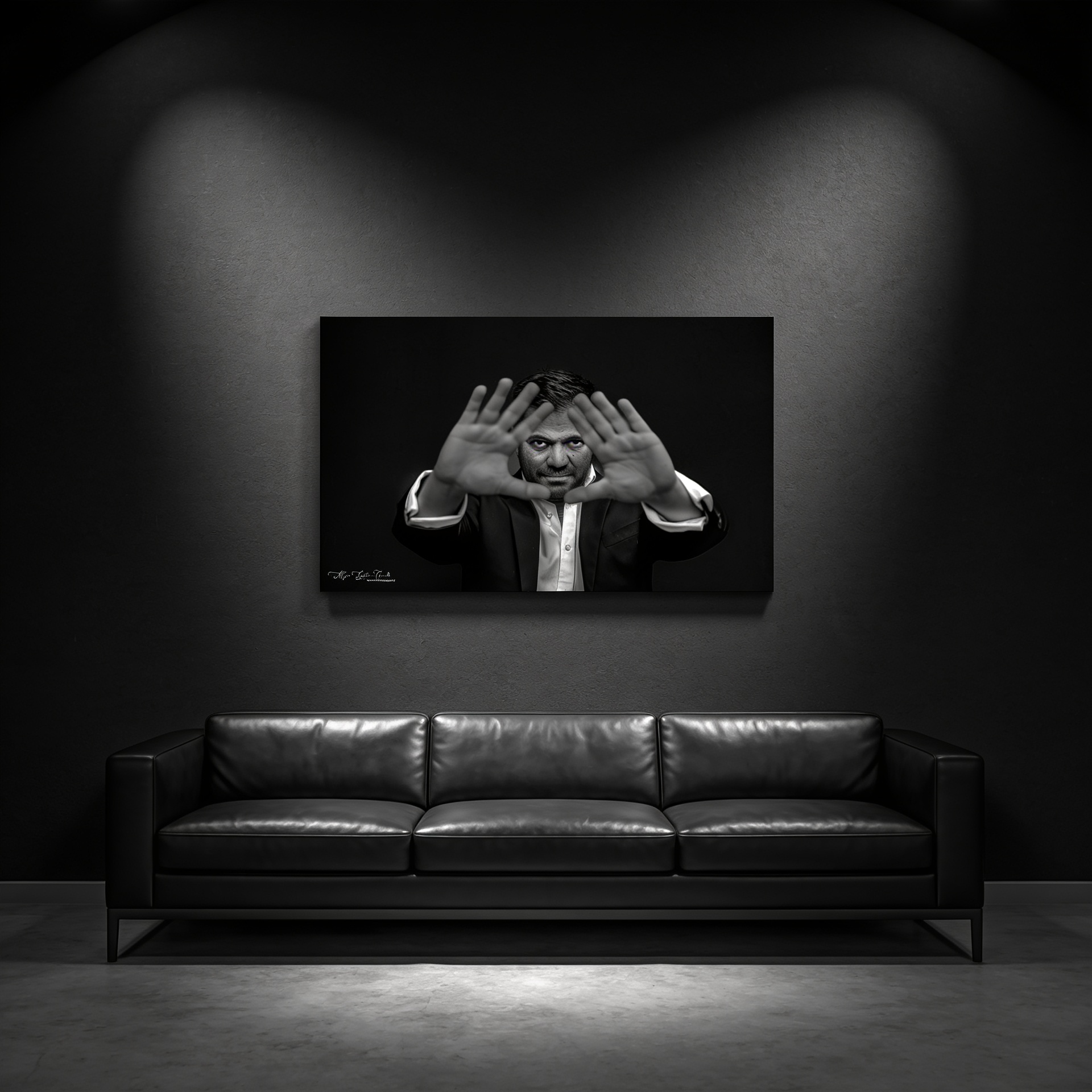 Vision — Black & White Portrait Fine Art Print 75×50cm