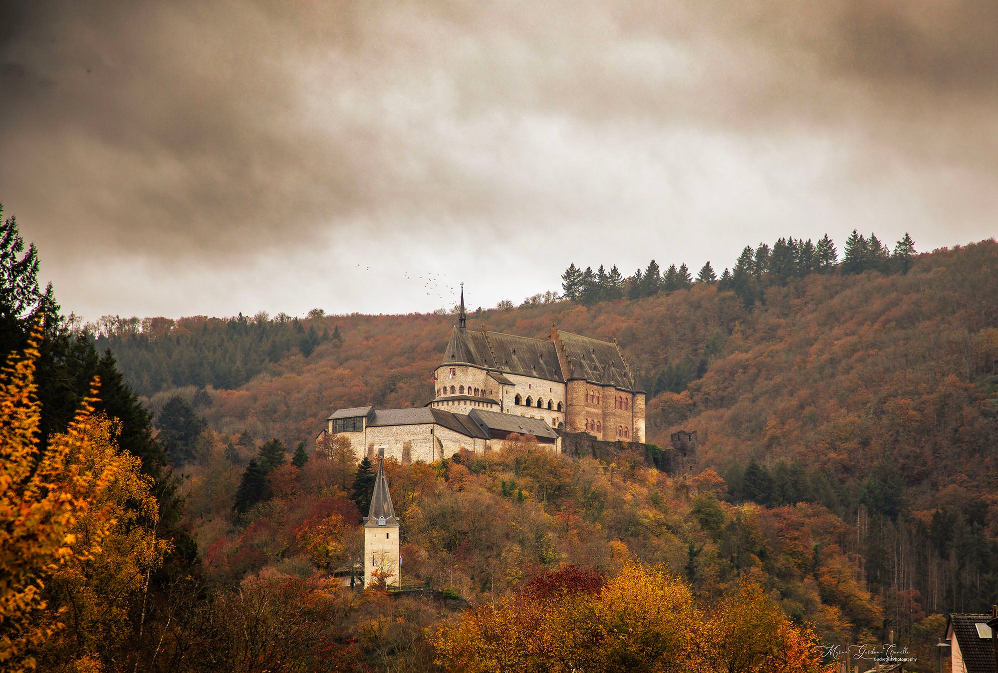 Vianden Autumn — Fine Art Postcard