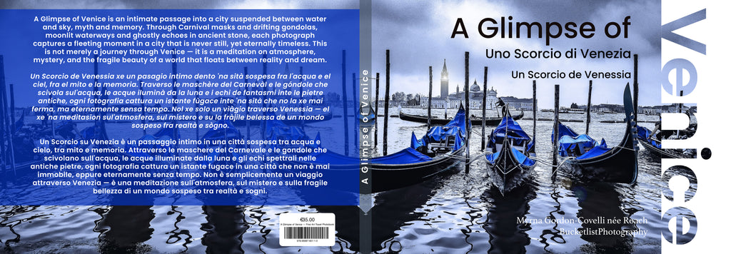 A Glimpse of Venice — Fine Art Travel Photobook - "Launching 30 July — reserve your copy."