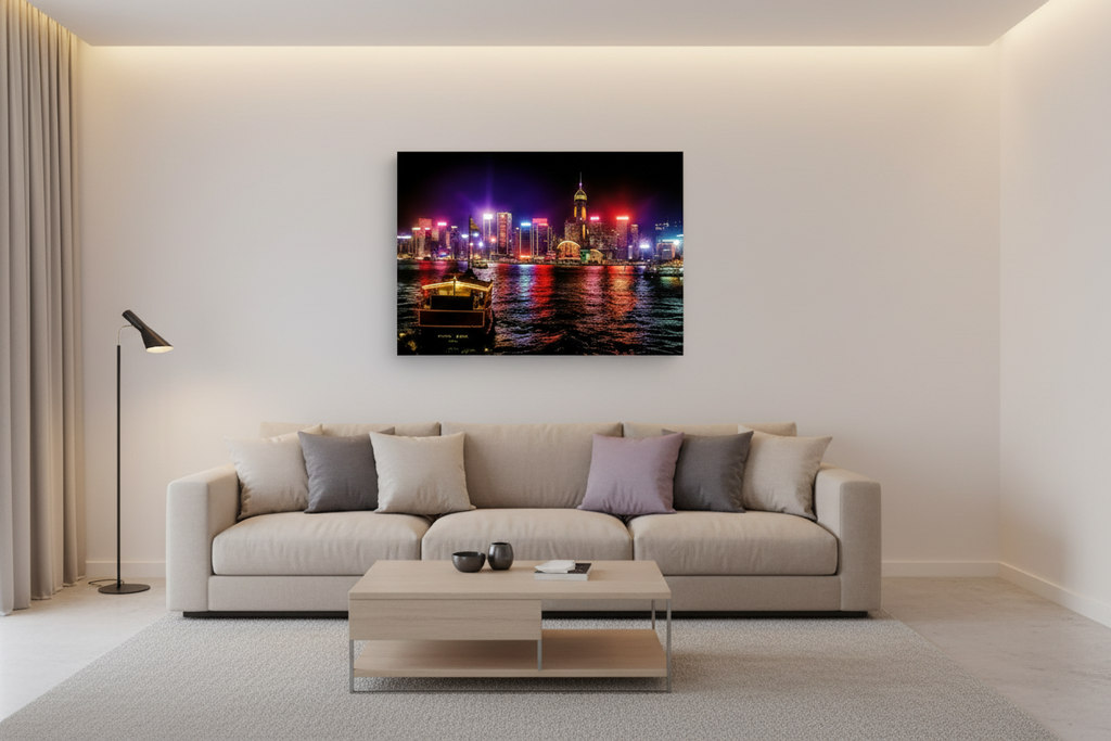 Hong Kong Lights - Wall Art