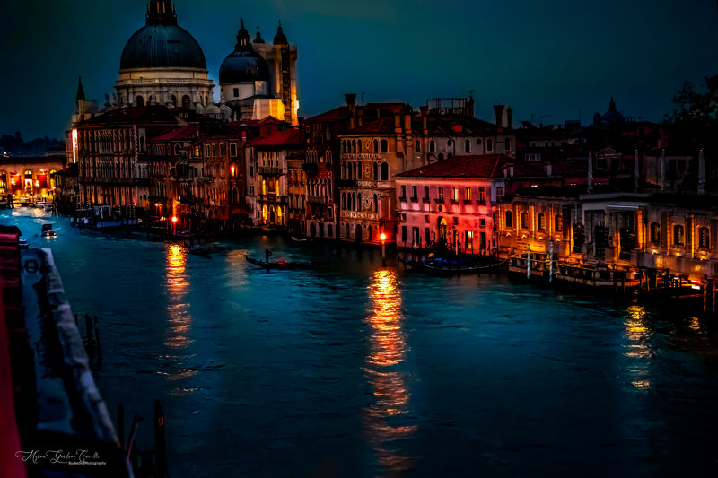 Venice Canal @Night - Wall Art