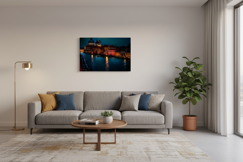Venice Canal @Night - Wall Art